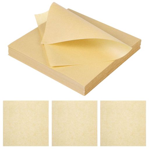 Beaupretty 【揚げ物名人】クッキングシート 500枚入 22x22cm 吸油紙 天ぷら 敷き紙 耐熱 耐油 焼き菓子 ベーキングシート 蒸し料理用 焦げ付き防止 大容量 キッチンペーパー 健康 油切り 飲食…