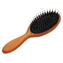 貝印 KAI ヘアブラシ 豚毛 ミックス クッションブラシ 木製 天然毛 KQ3159(4)