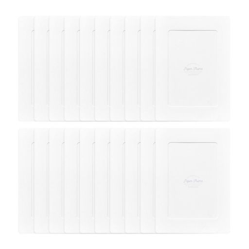 モノライクプレーンペーパーフォトフレームホワイト 4x6インチ PLAIN Paper Frame - White 20枚入 (102 x 152mm) 写真用 紙製 額縁