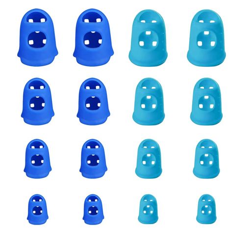 指サック滑り止めカバー傷防止カバー指保護カバー演奏用事務用シリコンゴム製ページめくり指先保護防磨..