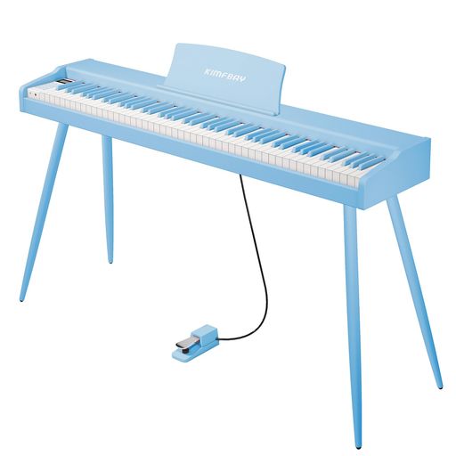 【強力な音源】この電子ピアノは先進的なフランスDREAM音源を採用し、本物のピアノの音色を奏でることができ、臨場感のある演奏を体験できます。 【88鍵電子ピアノ】電子ピアノはベロシティセンシティブ88鍵鍵盤を採用し、しっかりした鍵盤感を提供し、指の強さを感知する機構により、演奏の重さに応じて異なる音色を奏でることができ、快適なピアノ演奏体験を提供します。 【シンプルでエレガント】この電子ピアノは伝統的なアップライトピアノより薄くて軽いユニークなデザインで、場所を取らずに本物に近いピアノ体験を楽しむことができます。 【パラメータ】:88鍵盤電子ピアノデュアル、デュアルMIDI、 デュアルトーン、デュアル鍵盤、終了キー 、イコライザー、メトロノーム、128トーンなど、100リズム 、88デモソング。 【起動】「パワー」を長押し1~1.5秒。【付属品】電源アダプター(PSE認証済み;電源メーカー:Shenzhen Fushigang Technology Co., Ltd.)、88鍵デジタルピアノ、日本語取扱説明書、サスティンペダル、MIDI-USBケーブル。