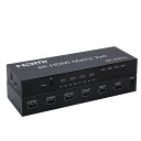 2.0HDMIマトリックス4x4/4X2、4K60Hz1080p(RGB/YUV4:4:4)スイッチスプリッター4入力4出力コンバーターRS232EDIDスイッチ(2.0HDMIマトリックス2x4)