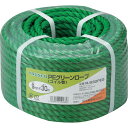 TRUSCO(トラスコ)PEグリーンロープ緑9MMx30M3つ打タイプR-930PEG(4)