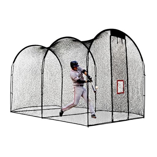 Higoal 大型野球ネット バッティングゲージ 3.6x5x3m 硬式・軟式野球対応 防球ネット
