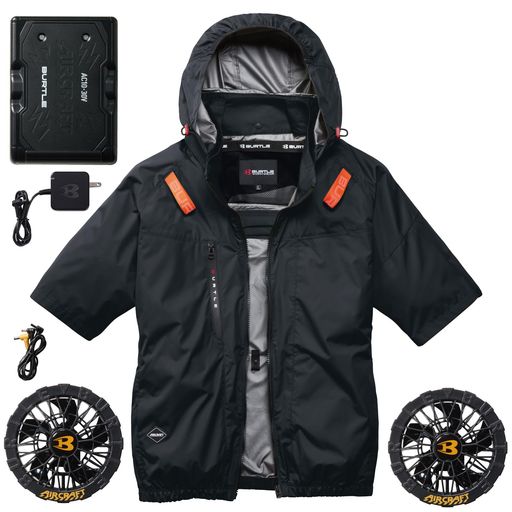 バートルのエアークラフトの服+ファン+京セラIT社の30Vパワーバッテリーのセット