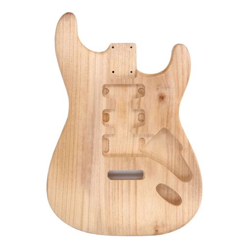 エレキギターボディDIY未完成桐材軽量カスタマイズ可能