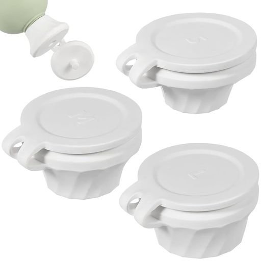 シャワージェルボトルキャップ反転キャップ3個セットプシャンプーボトル用逆さ浴室ボトルキャップ漏れ..