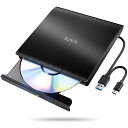 CDDVDドライブ外付け静音外付けDVDドライブUSB3.0&TYPE-C両接続読取/書込可バスパワー駆動外付けCDドライブ軽量薄型光学ドライブ外付けCDドライブMACPCパソコンWINDOWS11対応(2)