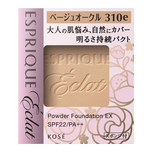 ESPRIQUEエスプリークエクラ明るさ持続パクトEXBO310eベージュオークル9.3g