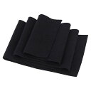 BENECREATリブニット袖口用リブ生地99X14.7X0.12CM野球ユニフォームコットンウエストバンドネックライントリムリブ生地布袖口DIY手芸ブラック