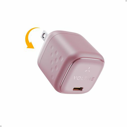 充電器type-c30W【2024新登場・超小型】VOLTMEPD&PPS対応折畳式プラグタイプc充電器GaNIII(窒化ガリウム)採用コンパクトPSE技術基準適急速type-cスマホ