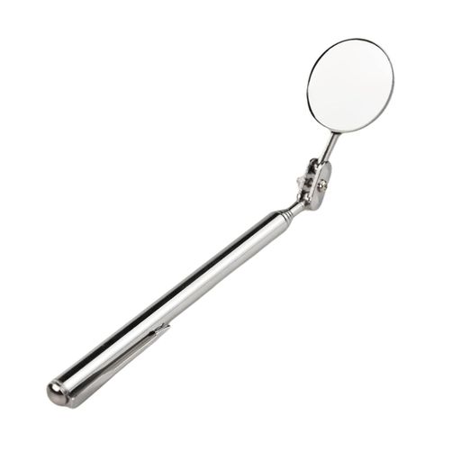 【商品仕様】サイズ:伸縮長さ約170~500mm、1本セット、カラー:シルバー、重量:約30g。 【高品質素材】高品質のステンレス鋼とガラスで作られており、滑りにくい、変形しにくく、耐食性に優れており、丈夫で耐久性があり、長期間の使用いただけますし。 【伸縮式デザイン】ハンドルは伸縮式デザインで、異なるニーズに合わせて検査ミラーの伸縮棒の長さを調整でき、使いやすく持ち運びも簡単で、保管も非常に簡単です。 【360度回転式】検査ミラーは360°自由に回転し、見えにくい場所でもはっきりと確認でき、細部までしっかりチェックすることが可能です。 【幅広い用途】暗所や夜間の検査作業にだけでなく、ガレージ作業、家具、排水溝、換気口、狭い場所など幅広い用途に使用できます。