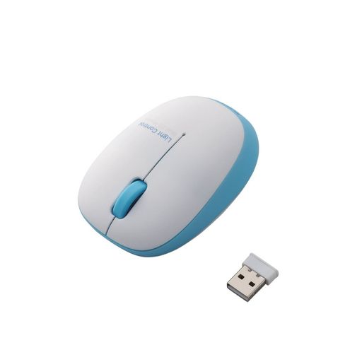 エレコムマウスワイヤレス(レシーバー付属)Sサイズ小型3ボタンBLUELEDふわっと軽い小型軽量50GブルーM-BL20DBBU エレコムマウスワイヤレス(レシーバー付属)Sサイズ小型3ボタンBLUELEDふわっと軽い小型軽量50GブルーM-BL20DBBU