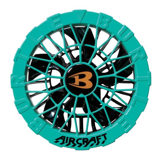 バートルのエアークラフトの水洗いに対応した防水設計仕様のファンニット セット:ファン本体x2・ケーブルx1・ファンフィルターx2・取扱説明書/保証書x1 64.アーバンブラック 67.マーリン 70.スパイダーレッド 72.メタリックゴールド 90.ハニーピンク 99.オーシャンブルー
