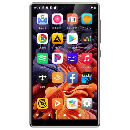 MP3プレーヤー4.7インチAndroid9BluetoothWiFi1080P2500mAhバッテリー80GBフルタッチスクリーン音楽検..