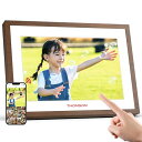 THOMSONデジタルフォトフレーム10.1インチ1280x800WiFi32GB内蔵4000mAh電池内蔵3-4時間使用でき、デジタルアルバムタッチスクリーン256GBSDカード/USBメモリ対応自動回転遠隔転送
