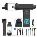 1台2役電動エアダスター&ミニ掃除機220000PRM充電式コードレス3段風量調整8000MAH150分連続使用可能超軽量13000PAエアーブローブラシレスモ...