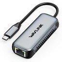 WAVLINK5GbpsUSBC-イーサネットアダプター、5000MbpsUSB-C-RJ45ネットワークコンバーター、アルミニウムケース、Windows、MacOS、iPad
