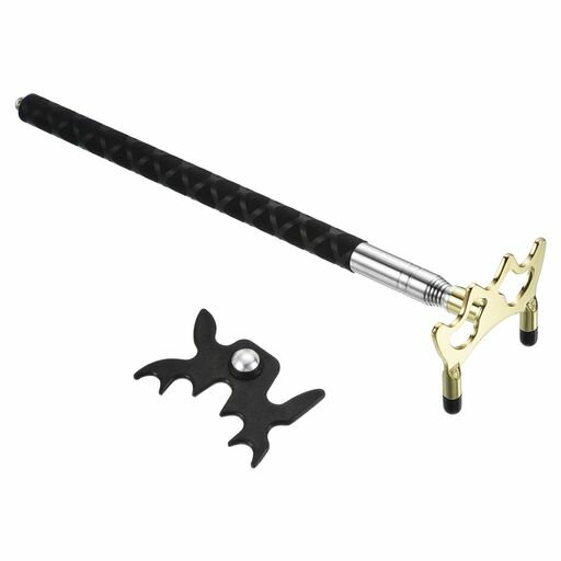 カラー:金色/黒;素材:ステンレス鋼、亜鉛合金、シリコン、プラスチック;伸縮セクション:6セクション;伸長可能な長さ:36-142cm/14.2-56インチ;金属製ブリッジヘッド:サイズ:9x7cm/3.7x2.7インチ(幅x高さ);梱包リ...