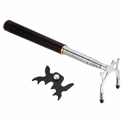 カラー:シルバー/黒;素材:ステンレス鋼、亜鉛合金、木材、プラスチック;伸縮セクション:6セクション;伸縮可能な長さ:36-142cm/14.2-56インチ;メタルブリッジヘッド:サイズ:7x9cm/2.7x3.6インチ(幅x高さ);パッキ...