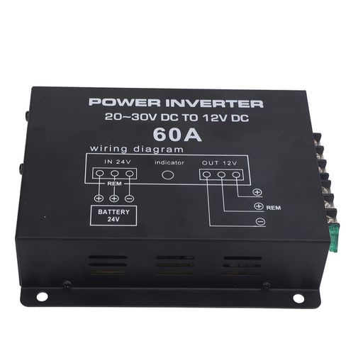 【効率的な電圧変換】このデバイスはdc 24vをdc 12vに効率的に変換し、24v車の12v機器に安定した電源を供給します。 【多車種対応】乗用車、トラック、RV、SUV、バスなど様々な車両に対応しており、オーディオ、監視カメラ、電装品などにも対応しています。 【強化された安全機能】短絡、過熱、過負荷保護機能を備え、電化製品や車両回路を保護します。 【堅牢な鉄シェル設計】黒色の粉末インクでコーティングされた鉄シェルを備えており、電気機器に耐衝撃性と耐摩耗性の保護を提供します。 【効果的な放熱】デュアルファンが積極的に熱を放散し、コンバータの安定した性能、寿命、安全な作業環境を確保します。