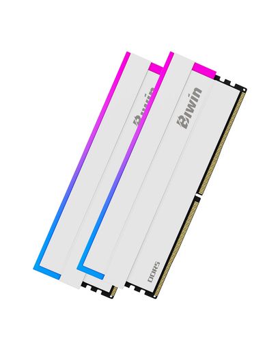 BiwinDW100DDR56000MT/s(PC5-48000)デスクトップPC用メモリ32GB(16GBx2枚)CL28RGBライティングIntelXPM3.0/AMDEXPO両対応メモリキットホワイト