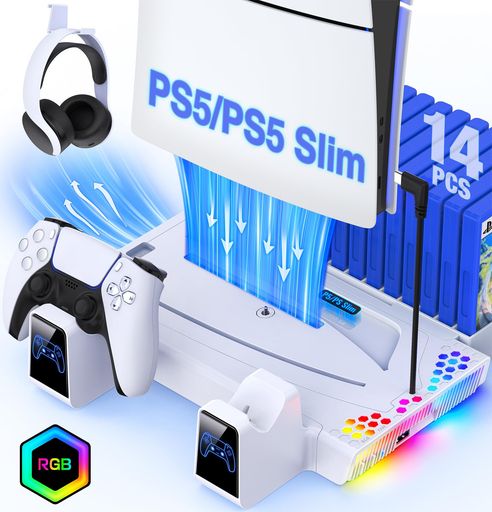 ps5slimɽ֤ѥեդǮPS5/PS5Silmȥ顼ť2Ʊſps53ʳ®ĴǽRGB...