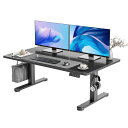 Claiks昇降デスク電動ローデスクスタンディングデスク昇降式ローテーブル幅120cm*奥行き60cmテレワークオフィスデスク在宅ワークパソコンデスク高さ調節昇降範囲45-72cmメモリー機能ブラッ…
