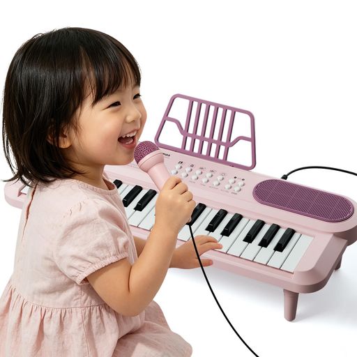 多機能 37鍵盤 子供ピアノ おもちゃ 女の子 電子キーボード 知育玩具 軽量 指先訓練 クリスマスプレゼント 入学祝い 楽器 モンテッソーリ おうち時間 ピアノキーボード キッズ用