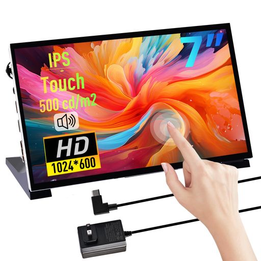 GEEEKPI7̼å꡼RASPBERRYPIHDMI˥IPS1024X600LCDǥץ쥤ǥ奢륹...