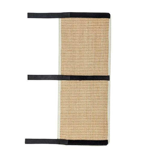 Vilemenyaクルッと巻くだけキャットタワーリペアマット猫爪研ぎ防止シート保護シート天然サイザル麻無臭消臭・撥水加工(木色36*50cm)