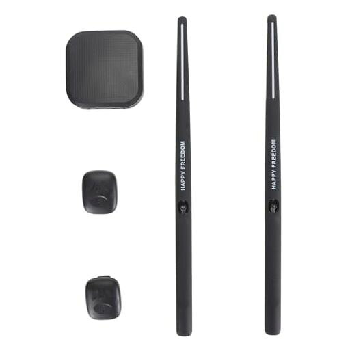 音楽の演奏と練習 【商品仕様】素材: ABS;ドラムスティックバッテリー: 260mAh リチウムバッテリー (内蔵);フットペダルバッテリー: 180mAh リチウムバッテリー (内蔵);オーディオコンバーターバッテリー: 900mAh リチウムバッテリー (内蔵)。パッケージリスト: ドラムスティック x 2、フットペダル x 2、オーディオコンバーター x 1、オーディオケーブル x 1、充電ケーブル x 1、ユーザーマニュアル x 1 【アプリケーション】自宅、オフィス、屋外の庭や公園など、さまざまな環境に最適で、かさばる機器や過度の騒音を必要とせずにドラムを演奏できます。 【材質】この頑丈なドラムセットは電子部品と耐久性のあるABS素材で作られた、長持ちするパフォーマンスで初心者にも大人にも信頼できる選択肢です。 【3Dモーションセンシング】ドラムスティックの打撃位置を正確に検出する優れた3Dモーションセンシングにより、一致するドラムサウンドを即座に再生し、リアルで臨場感あふれるドラム演奏体験を実現します。