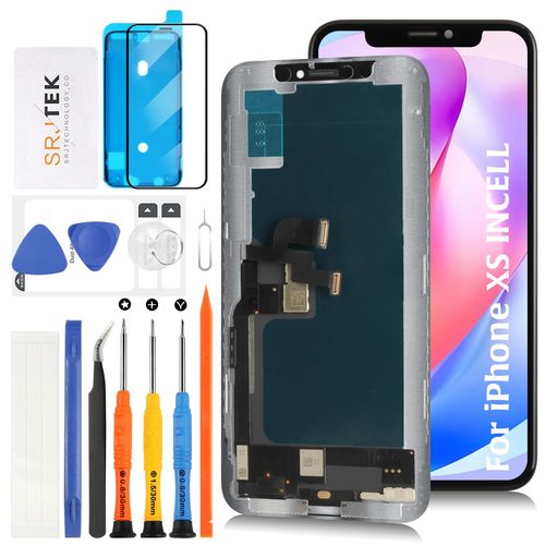 SRJTEKForiPhoneXSincell液晶パネル画面交换LCDスクリーン修理用ディスプレイタッチパネルセットフロンドパネル+修理パーツ+保護フィルムセット SRJTEKForiPhoneXSincell液晶パネル画面交换LCDスクリーン修理用ディスプレイタッチパネルセットフロンドパネル+修理パーツ+保護フィルムセット