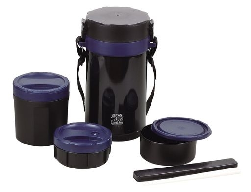 パール金属保温ランチジャーネイビー2200ステンレスオクタスHB-3777