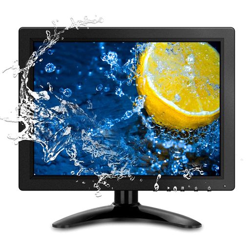 (IPSパネル・全視野178°)10インチモニター液晶画面HDMI/BNC/VGA/USB機能付きディスプレイ(1024x768)適格請求書発行可