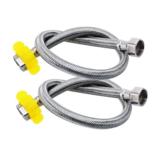 LycheeLightフレキパイプ水道トイレ配管ホース洗面所、トイレDN15ホース/チューブ20CM-200CMステンレス鋼製で耐食性に優れる便器や小便器、水栓、蛇口、シャワーヘッド、シャワー、給湯器用…