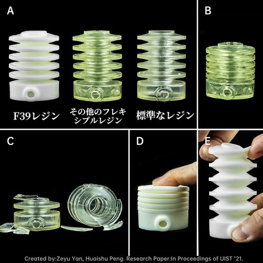 RESIONE 3Dプリンターレジン F39 ゴム/TPUの フレキシブル レジン 耐引裂性と高伸び光硬化可能樹脂 405NM DLP LCD MSLA 光造形3Dプリンター用UVレジン (1000 白)