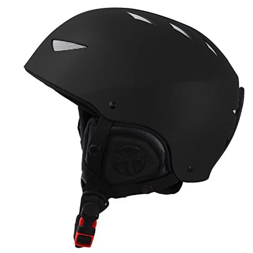 VIHIR スキーヘルメット調整可能 通気口、ゴーグルとオーディオ互換、取り外し可能なライナーとイヤーパッド、男性、女性、若者向けのスノーボードヘルメット