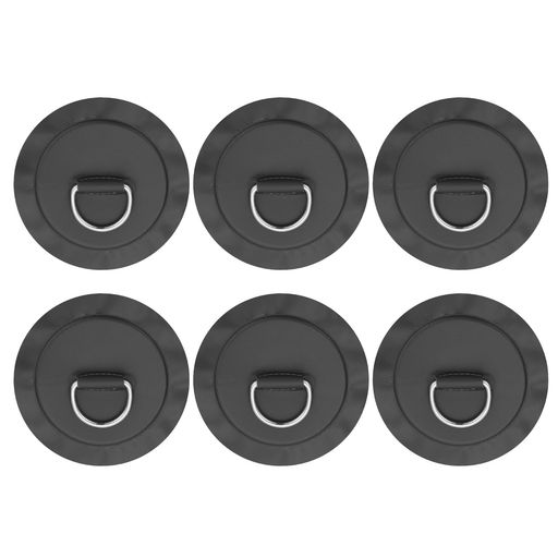 PATIKIL4.3”パドルボードDリング6個ステンレス鋼DリングPVCパッチパッド接着剤なしラフトカヤックイン..