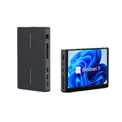 楽天Raspberry MarketSZBOXミニPCスティックpc小型pc7インチ2in1タッチスクリーンタブレットPCIntelAlderLakeN200（最大3.7GHz）Windows11搭載小型PC16GBLPDDR5512GBSSD充電可