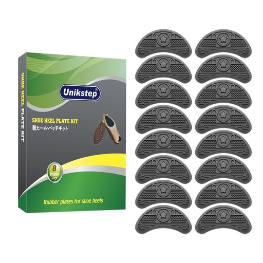 UNIKSTEP8ペアの靴のかかとの修理パッチ靴底の修理と交換ヒールパッドシューズ補修材靴底用靴修理キッ..