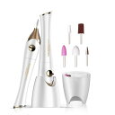 TOUCHBEAUTYネイルマシン電動ネイルケア電動爪やす電動ネイルケアセット5IN1電動ネイルマシンUVネイルライト付き電動爪切り爪磨き角質除去甘皮処理電動マ...