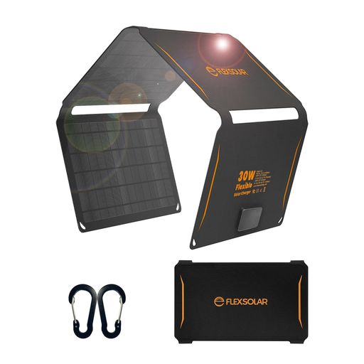 FLEXSOLAR 30W 顼ѥͥ USB-A TYPE-Cݡޤ߼  顼㡼㡼 IP67 ɿ Ͽ ҳ...