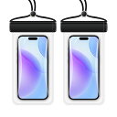 【24年新登場】SHINE.UPスマホ防水ケースサイドバックル防水ケース完全防水IPX8認証海お風呂プール水中撮影顔認証通話温泉水泳携帯iPhone1514pluspropromax1312シリーズX