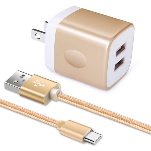 Viviber「2ポートUSB充電器 1個 USBType-Cケーブル1m 1本」USB充電アダプター急速充電器タイプC充電器アイホン16ACUSBコンセントアンドロイドスマホ充電器ドコモ携帯充電器Xperia充電器