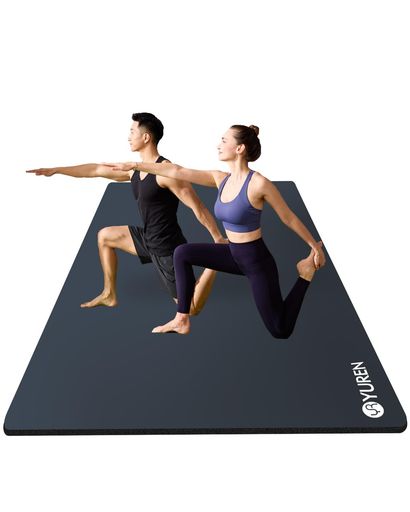 YUREN トレーニングマット 大きめ 200cm*130cm 厚め 10mm 幅広 Yoga Mat