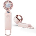 【超高速暴風・瞬時冷感】YUSIDOハンディファン冷却プレート付き6000mAh大容量携帯扇風機瞬間冷却強力長時間使用手持ち/首掛け/卓上扇風機5段階風量調節USB充電式小型扇風機ミニファンカ…