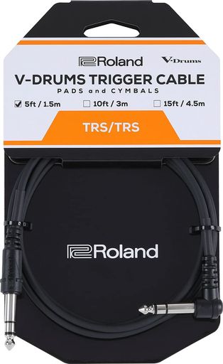 ケーブル長さ:PCS-5-TRA:1.5mプラグ:TRS標準タイプ-TRS標準タイプ(L型) TRSステレオ・コネクターを備えた電子ドラム用トリガー・ケーブル Roland電子ドラム及びパーカッションとパッド/シンバル等のアナログ接続に最適 しなやかで耐久性あるPVCジャケット 無酸素銅を使用した芯線とシールド 用途に合わせたラインナップ: 1.5 m (PCS-5-TRA), 3 m (PCS-10-TRA), 及び 4.5m (PCS-15-TRA)
