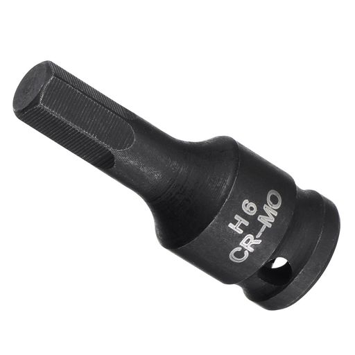 CoCud インパクト六角ビットソケット 6mm (H6) メートル 35mm長 クロームモリブデ...