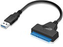 ALLVDForSATAUSB3.05Gbps高速転送変換アダプター2.5インチSSD/HDD用SATA3ケーブルコンバーターSATA3USB3.0変換ケーブルWindows/MacOS両対応コネクタハードディスク